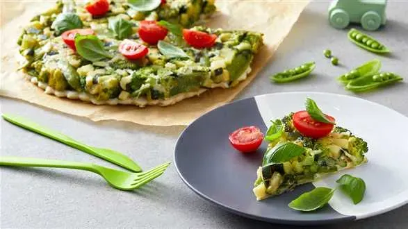 Odwrócona zielona tarta