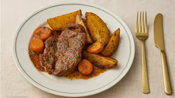 Karkówka pieczona w plastrach