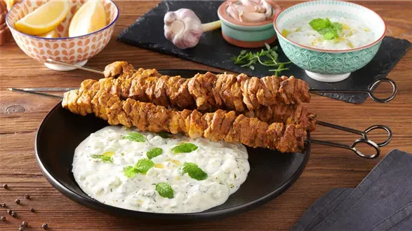 Grillowane souvlaki z karkówki