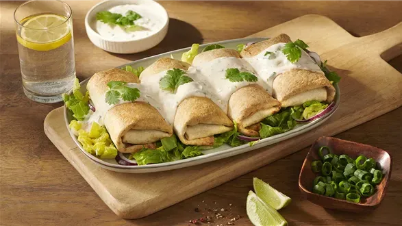 Sałatka z rolowanym taco