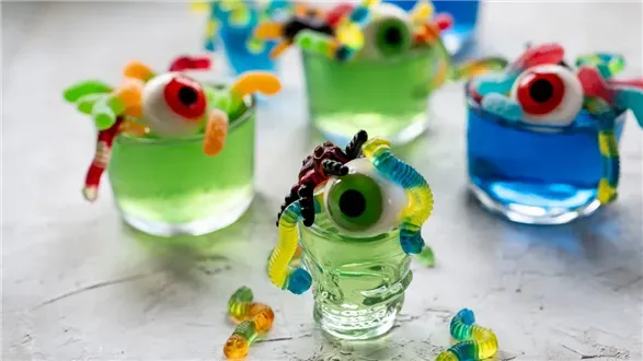 Straszne galaretki na Halloween