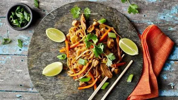 Makaron z pieczoną kaczką