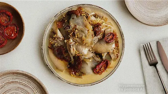Śledzie z suszonymi pomidorami