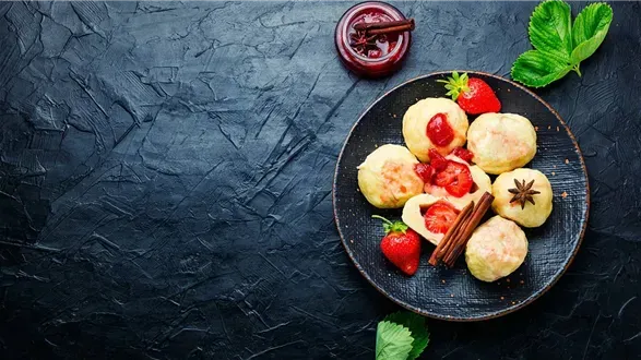 Knedle z truskawkami