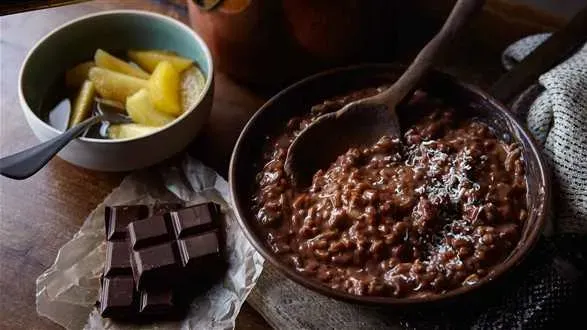 Risotto czekoladowo-jabłkowe