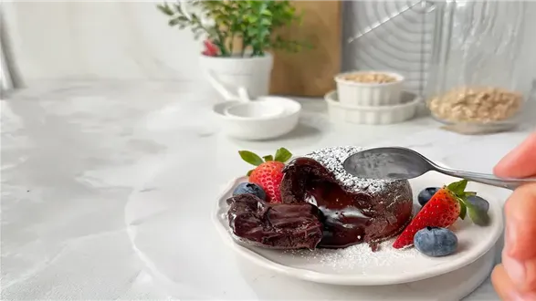 Fondant czekoladowy fit