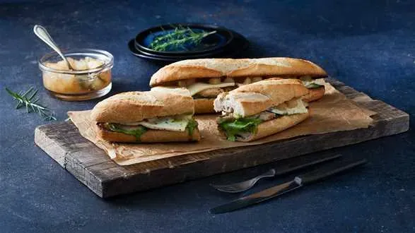 Kanapka z lazurem i kurczakiem