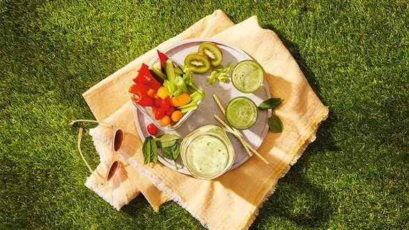 Sok ogórkowo-szpinakowo-jabłkowy z kiwi