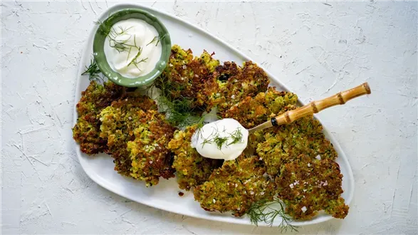 Placuszki z cukinii z serem halloumi MCS