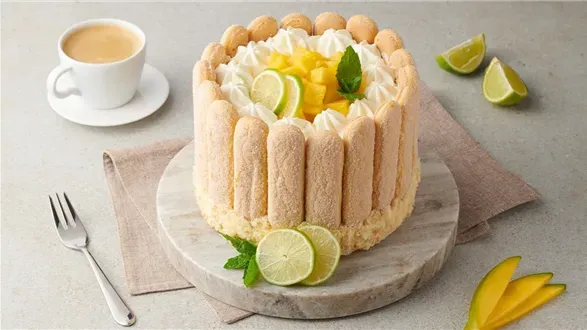 Torcik mango bez pieczenia