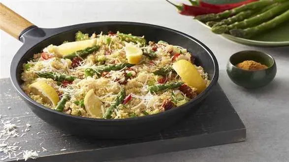 Kaszotto ze szparagami