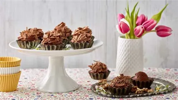 Czekoladowe babeczki wielkanocne
