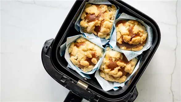 Drożdżowe muffinki z borówkami