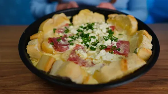 Tarta z czerstwego pieczywa