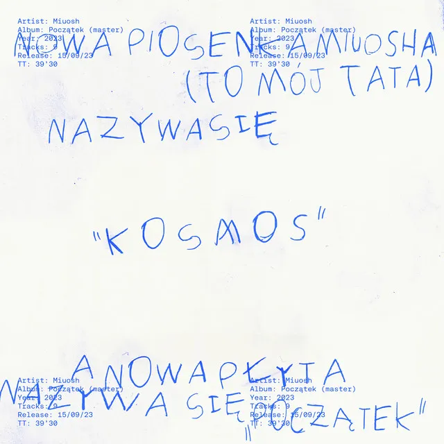 Kosmos • Cały album • Wszystkie utwory • Wykonawca