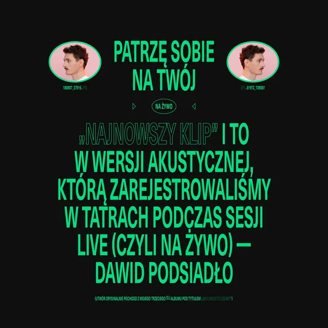 Najnowszy Klip (na żywo, akustycznie) • Cały album • Wszystkie utwory • Wykonawca