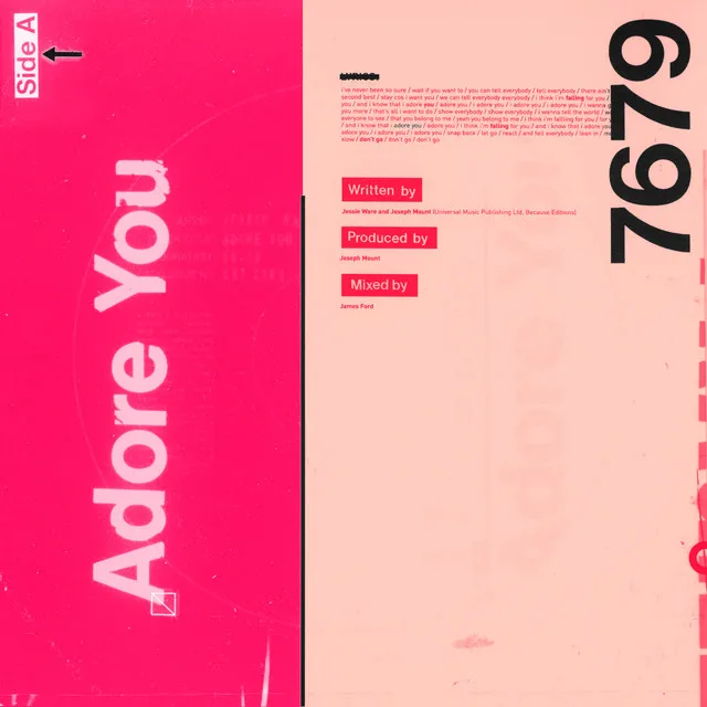 Adore You • Cały album • Wszystkie utwory • Wykonawca
