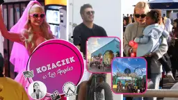 Paris Hilton w różowej kreacji, Simon Cowell na rowerze, Charlize Theron z dzieckiem i Pacific Park. Zobacz, kto mieszka w Los Angeles!