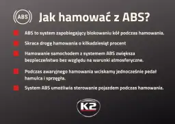 Co to ABS? System zapobiega blokowaniu kół, skraca drogę hamowania i zwiększa bezpieczeństwo. Hamuj z głową!