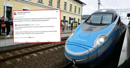 Pendolino do Krakowa jedzie 1h 57 min. Długość trasy 137 km. Średnia prędkość to 55km/h.
