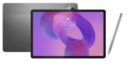 Szary tablet z rysikiem, idealny do gier. Czy na tablecie można grać w gry? Tak, ten model świetnie się do tego nadaje!