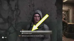Gracz w grze S.T.A.L.K.E.R. Anomaly pyta NPC: "Szukam przewodnika".