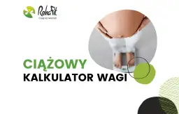 Kalkulator wagi ciążowej pomoże Ci dowiedzieć się, ile można przytyć w ciąży. Zdjęcie przedstawia ciężarną na wadze.