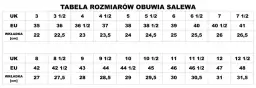 Salewa rozmiarówka: Jak dobrać idealny rozmiar według tabeli Salewa?
