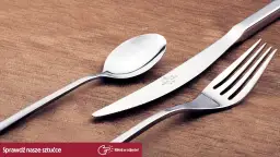 Elegancka łyżka, nóż i widelec Gerlach. Zastanawiasz się, ile to łyżek? To komplet sztućców na jeden posiłek.