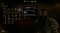 W menu gry Dying Light, widzimy karabin wojskowy, który jest najlepszym wyborem do walki w postapokaliptycznym świecie.
