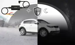 Kamera samochodowa 70mai z trybem parkingowym zapewnia 24h monitoring pojazdu, chroniąc go w dzień i w nocy.