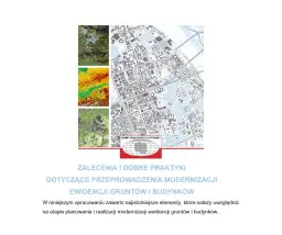 Modernizacja ewidencji gruntów i budynków - co warto wiedzieć?