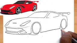 Jak narysować Ferrari? Odkryj sekrety realistycznego rysunku!