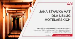 Nocleg jaki VAT: Jakie stawki obowiązują dla usług noclegowych?