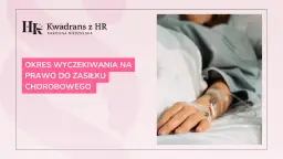 Ręka pacjenta w szpitalnym łóżku z wenflonem. Kiedy nie ma okresu wyczekiwania na prawo do zasiłku chorobowego.
