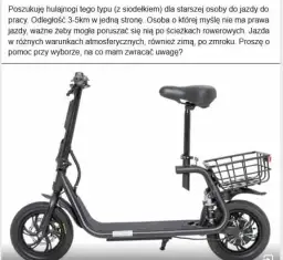 Hulajnoga elektryczna z siodełkiem – Jakie modele warto rozważyć?