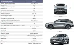 Nowoczesny SUV BYD Song Plus DM-i, znany jako baic 7 wymiary, prezentuje elegancki design i imponujące parametry techniczne.