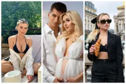 Wersow w bikini, w ciąży z partnerem i z croissantem w Paryżu. Jej wzrost budzi zainteresowanie.