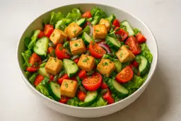 Jak przygotować tofu do sałatki, aby było pyszne i chrupiące