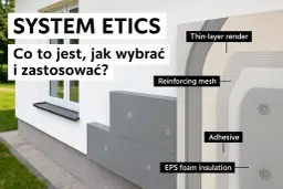 System ETICS: warstwy izolacji EPS, siatka zbrojąca, klej i tynk cienkowarstwowy. Jak wybrać i zastosować?