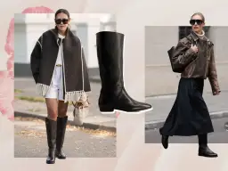 Botas tendencia de caña alta, perfectas para completar looks de otoño.