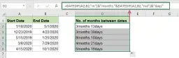 Excel: Jak obliczyć liczbę miesięcy między datami - Prosty sposób