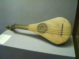 Gra na podobnym do lutni instrumencie - Muzyka na podobną do lutni instrumentów