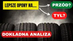 Lepsze opony na tył czy przód? Opinie z forum o bezpieczeństwie