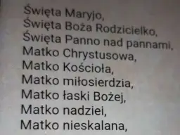Poznaj ile wezwań ma litania loretańska oraz znaczenie każdego z nich