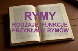 Rodzaje rymów w poezji: od męskich po egzotyczne - poznaj je