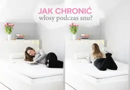 Dwie kobiety na łóżku. Jedna z rozpuszczonymi włosami czyta książkę, druga leży na brzuchu. Jak chronić włosy podczas snu?