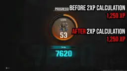 Poziom 53, 1250 XP przed i po 2XP. Jak wbić lvl Steam?