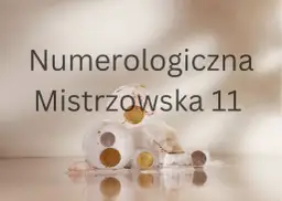 Monety w lodowych kulach i kostkach, symbolizujące numerologiczną Mistrzowską 11.