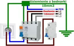 Jak podłączyć wyłącznik różnicowoprądowy?
